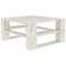 vidaXL - Tuintafels - 2 - st - pallet - hout - wit