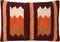 Dutch Decor LINO - Kussenhoes kelim 40x60 cm - Merlot - rood - met rits
