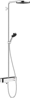 Hansgrohe Pulsify S - Showerpipe 260 1jet - Badthermostaat ShowerTablet Select 400 - Chroom