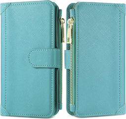 iMoshion Hoesje Geschikt voor Samsung Galaxy A51 Hoesje Met Pasjeshouder - iMoshion Luxe Portemonnee - Turquoise