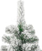 vidaXL - Kunstkerstboom - met - scharnieren - en - sneeuw - 240 - cm