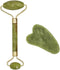 Massage Gezichtsroller en Scraper - Met Face Lift Steen – Groene Kwarts