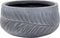 FTERO - Bloempot - Grijs - 25 x 25 x 14 cm - Kleivezel