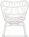 J-Line schommelstoel - rotan - wit