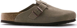 Birkenstock Boston SFB VL Narrow Clogs - Suède - Maat 45 - Taupe