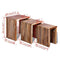 vidaXL - Tafeltjesset - gerecycled - teakhout - 3-delig