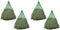 vidaXL - Hooinetten - 4 - st - rond - 0,75x0,5 - m - PP