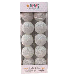 Bollenslinger LED Roymart Poppins Wit