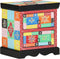 vidaXL - Nachttafel - Set - van - 2 - Meerkleurig - 40x35x45 - cm - Geengineerd - Hout