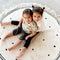 Tapis Petit Round Anna Vloerkleed 110 x 110 cm Dots Cream