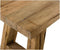 Eetbank Lawas - 182x34x20 - Naturel - Rustiek oud teak