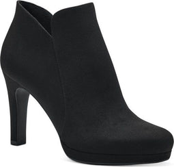 Tamaris 1-25316-41 - Dames Enkellaarsje - Blokhak 9,5 cm - Zwart