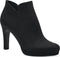 Tamaris 1-25316-41 - Dames Enkellaarsje - Blokhak 9,5 cm - Zwart