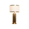 Bureaulamp Home ESPRIT Wit Gouden 50 W 220 V