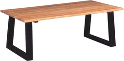 vidaXL - Salontafel - massief - acaciahout - 110x60x40 - cm