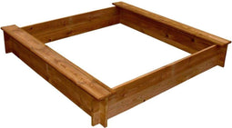 vidaXL Zandbak vierkant hout