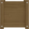 vidaXL - Plantenbakken - 2 - st - 31x31x31 - cm - massief - grenenhout - honingbruin