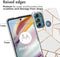 iMoshion Hoesje Geschikt voor Motorola Moto G60 Hoesje Siliconen - iMoshion Design hoesje - Wit / White Graphic