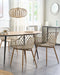 NASHUA - Eetkamerstoel - Beige - Synthetisch materiaal
