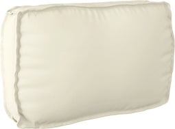 vidaXL - Kussen - voor - Rugsteun - Crème - 70x40x12 - cm - Oxford - Stof