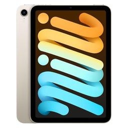 Apple iPad mini 6 (2021, A15 series) - Sterrenlicht - 256 GB - WiFi + 5G