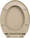 vidaXL - Toiletbril - soft-close - en - quick-release - ovaal - beige