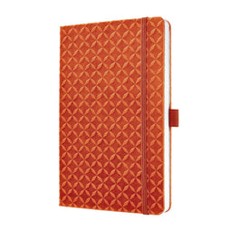 Sigel - notitieboek - Jolie Flair - A5 - hardcover - 174 pagina's - lijn - 80 grams papier - pompoen oranje - SI-JN125