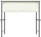 vidaXL - Prieel - met - dak - 220x110x200 - cm - crèmekleurig