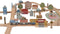Little Dutch - Treinbaan set XL - 113-delig met locomotief en accessoires