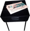 Furnilux- Tijdschrifthouder 'Courier'-Staal -Zwart