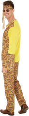 dressforfun - herenkostuum discoster S - retro jaren 60 70 - inclusief haarband