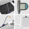 vidaXL - Tuinplantenbakken - met - Waterirrigatiesysteem - - - 4 - stuks - - - Wit