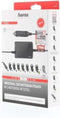 Hama Slim & Light - Mobiele stroomverzorging voor notebooks en tablets - 8 notebookstekkers - Compact formaat