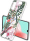 iMoshion Hoesje Geschikt voor Samsung Galaxy A41 Hoesje Siliconen - iMoshion Design hoesje - Groen / Roze / Tropical Jungle