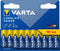 Varta High Energy - AA Batterijen - Longlife 1,5V - (10-pack)