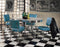 Bel Air Retro Eetkamerstoel CO-25 Blauw