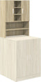 vidaXL - Wasmachinekast - 70,5x24x90 - cm - sonoma - eikenkleurig