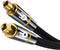 Drivv. Premium Toslink - Optische Audiokabel - 24K vergulde connectoren - Zwart (3 m)