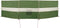 vidaXL - Windscherm - camping - waterdicht - 490x123 - cm - groen