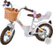 Volare Blossom - Kinderfiets - 12 inch - Handrem - Wit