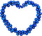 vidaXL - Kerstslinger - ballen - 175 - cm - polystyreen - blauw