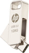 PNY x206C - USB-stick 128GB - USB Type-A / USB Type-C - Zilver