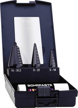 Exact 5275 Lepelboor set 3-delig 3 - 14 mm, 4 - 20 mm, 16 - 30.5 mm HSS-E TiAIN 3 vlakken schacht 1 set(s)