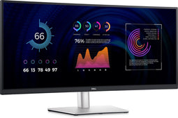 Dell P3424WE - Curved QHD Ultrawide Monitor - USB-C 90W - RJ45 - Verstelbaar - 34 inch