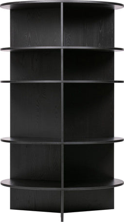 WOOOD Trian Tower Rond - Essen - Zwart - 168x100x100