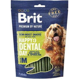 Snack voor honden Brit Premium Dog Snack Dental M 180 g