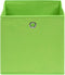 vidaXL - Opbergboxen - 10 - st - 28x28x28 - cm - nonwoven - stof - groen