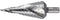 RUKO 101052E - Getrapte boor HSS 4-30 mm - Diepgeslepen spiraalvormige spaangroef (1 stuk)