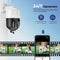 Camux Cam-VisionX - Beveiligingscamera Buiten - 3MP 2K Nachtzicht Wifi met App - Wit