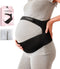 Vulpes Goods® Babycare - Buikband Zwangerschap - Verstelbaar - Donker zwart - Maat L (ook beschikbaar in M en XL)